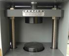 Used Carver Manual Hydraulic Pellet Press, 12 Ton Clamping Force, Model 4350.L. Hand operated, for 0-12 tons (24,000 pounds). 4’’ Diameter round platen. Ram stroke 5.1