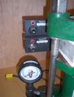 Used Carver Hydraulic Laboratory Press, Model C.  12 ton, manual, bench top, heated 6