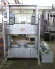 Used Dake Hydraulic H-Frame Tire Press, 150 Ton, Model 33-179. Upacting type, floor standing. Distance between side frames 48