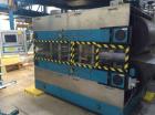 Used Held Technologies Isobaric Double Steel Belted Press. Belt width: 1.04 meters. Inside seal width: 0.91 meters. Gap range: 0.1 mm to 50 mm. Isobaric pressure up to 40 bar (580 psi). 5 temperature...