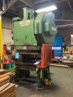 Used Federal 2-Point Open back Gap-Frame 45 Ton Press, Serial# 2-45-106, Model 2-45-48-21. Equipped with: Air Clutch & Brake, Light Curtains, Feed Conveyor. CATALOG SPECIFICATIONS: Tonnage Capacity 4...