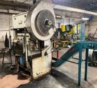 Used L&J 40 TON 2-POINT OPEN BACK GAP-FRAME PRESS, Serial# G40105A, Model G40-2-48. Equipped with: Air Clutch & Brake, Light Curtains, Feed Conveyor. CATALOG SPECIFICATIONS: Tonnage Capacity: 40 TON,...