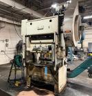 Used L&J 40 TON 2-POINT OPEN BACK GAP-FRAME PRESS, Serial# G40105A, Model G40-2-48. Equipped with: Air Clutch & Brake, Light Curtains, Feed Conveyor. CATALOG SPECIFICATIONS: Tonnage Capacity: 40 TON,...
