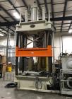 Used- Lawton 4 Post Hydraulic Compression Molding Press, 400 Ton.