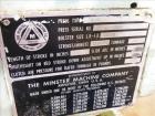 Used  Minster 60 Ton Straight Side Press, Model # P2-60. 60 ton capacity, Press bed area 36