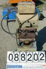 USED: PHI manual compression press, approximate 50 ton. Up acting cylinder. 12-1/2