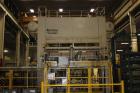 Used-PTC Transfer Press, 800 Ton. Dual moving bolsters. 120