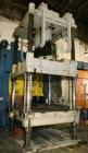 Used 300 Ton Premier Mold 4-Post Hydraulic Press. Max stroke 61