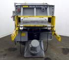 Used Schwabe 35 Ton Hydraulic Die Cutting Press With Shuttle Table, Model DG. Floor standing. Ideal press for cutting paper, cardboard, leather, rubber, plastics or textiles.  Distance between side f...