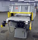Used Schwabe 35 Ton Hydraulic Die Cutting Press With Shuttle Table, Model DG. Floor standing. Ideal press for cutting paper, cardboard, leather, rubber, plastics or textiles.  Distance between side f...