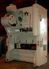 USED: Verson 100 ton straight side press, model 100-S2-84. Mechanically operated. 5