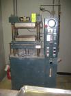 Used Wabash 50 Ton Upstroke Hydraulic Compression Press, model 50-1512-2T2WSM. (2) Electrically heated, water cooled platens 12'' x 15''. (2) 1 3/4'' diameter tie rods, distance between 18 3/4