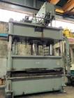 Used 600 Ton KR Wilson Hydraulic Press. 4 post downstroke type. Floor standing. Distance between 7
