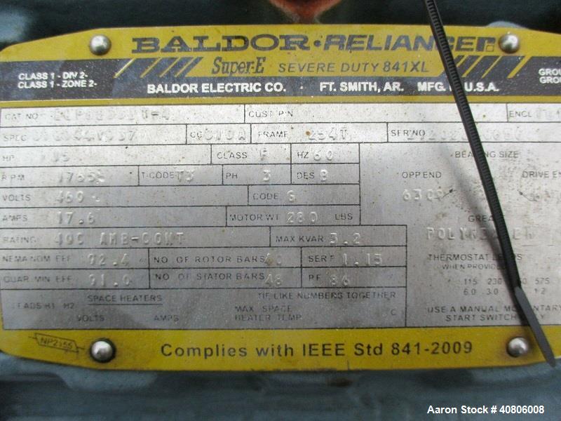 Used Black Clawson /Kadant Tapered Screw Dewatering Press, Model S2302.