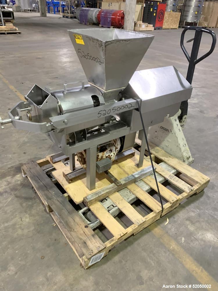 Brown International Model 3600 Pilot Plant Screw Press / Extractor Finisher