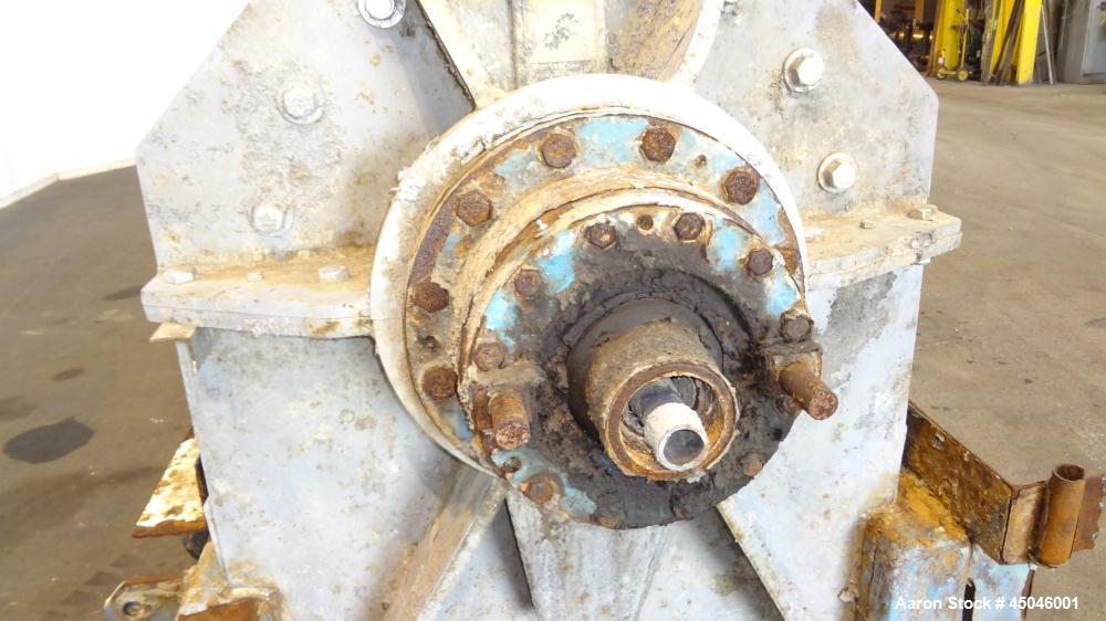 Used Andritz Dupps Wet Slurry Design Screw Press, Model 3016C, 304 Stainless Steel.  30" Diameter x 169" long cored screw, serial #06-1003, National Board #2575, rated 100 psi at 340 degrees F, maxim...
