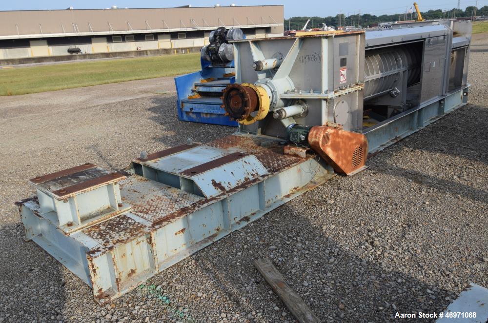 Used FKC Screw Press, Model SHX-600X3500L