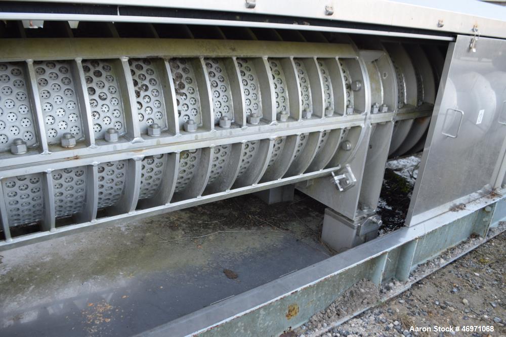 Used FKC Screw Press, Model SHX-600X3500L