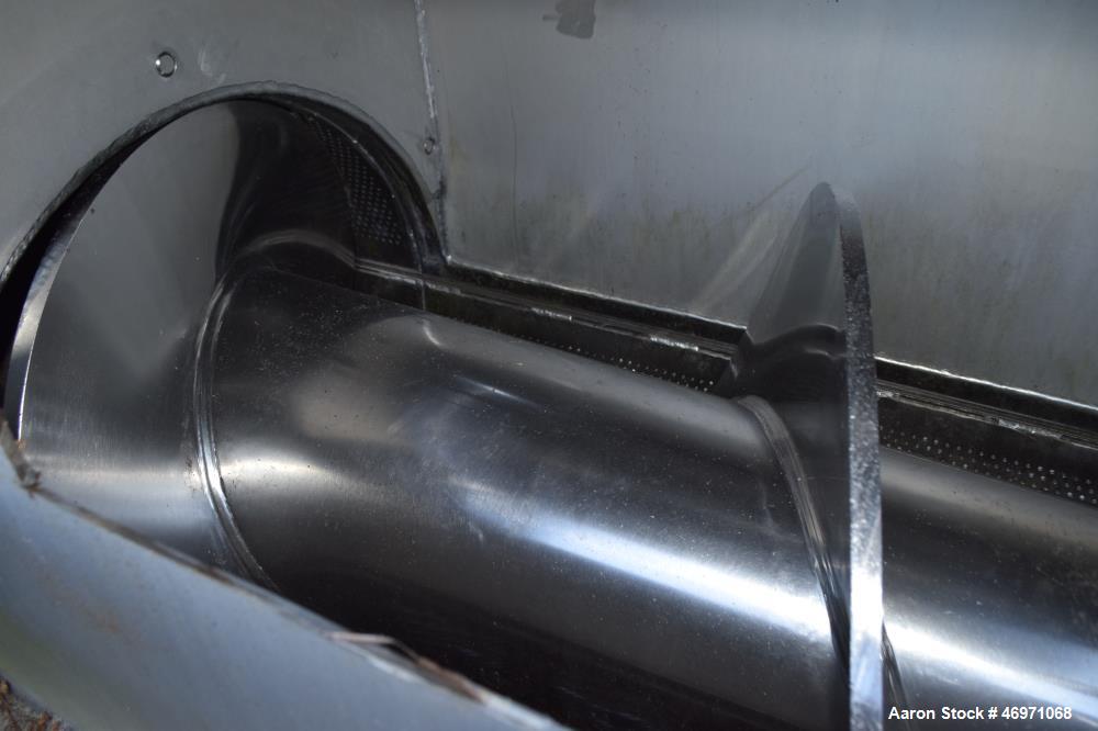Used FKC Screw Press, Model SHX-600X3500L