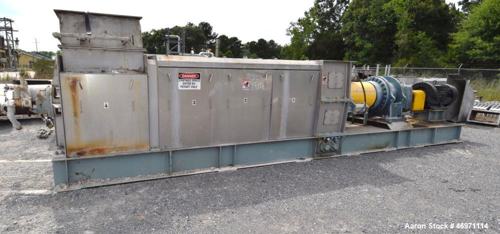 Used FKC Screw Press, Model SHX-700X3500L