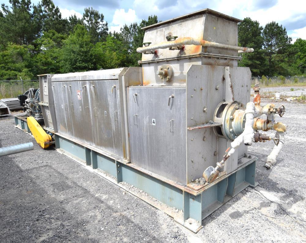 Used FKC Screw Press, Model SHX-700X3500L