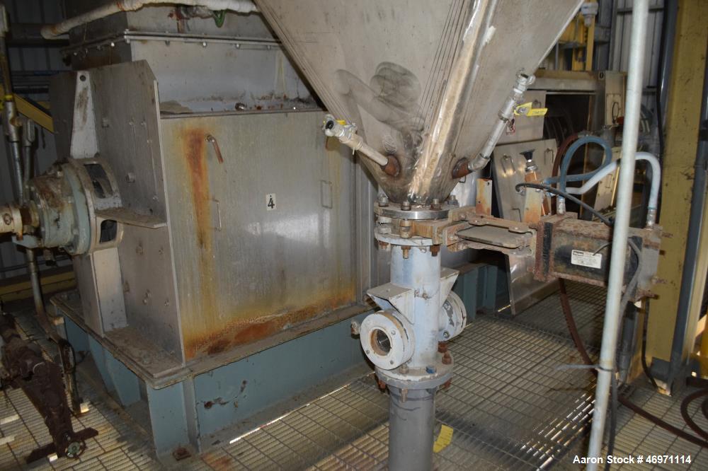 Used FKC Screw Press, Model SHX-700X3500L