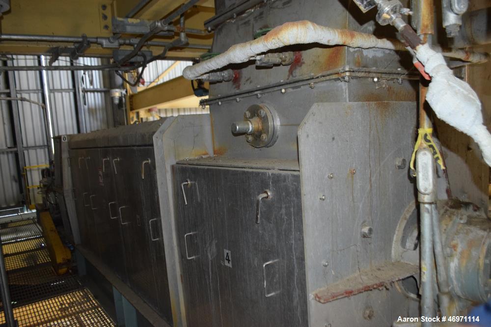 Used FKC Screw Press, Model SHX-700X3500L