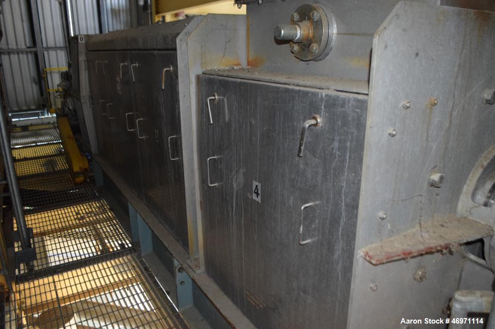 Used FKC Screw Press, Model SHX-700X3500L