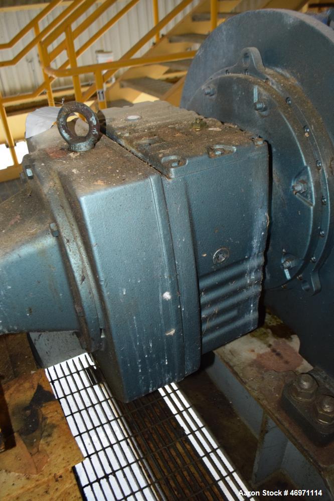 Used FKC Screw Press, Model SHX-700X3500L