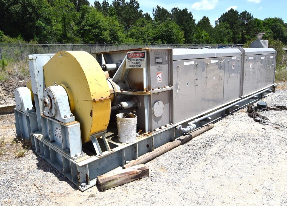 Used FKC Screw Press, Model SHX-800X6000L