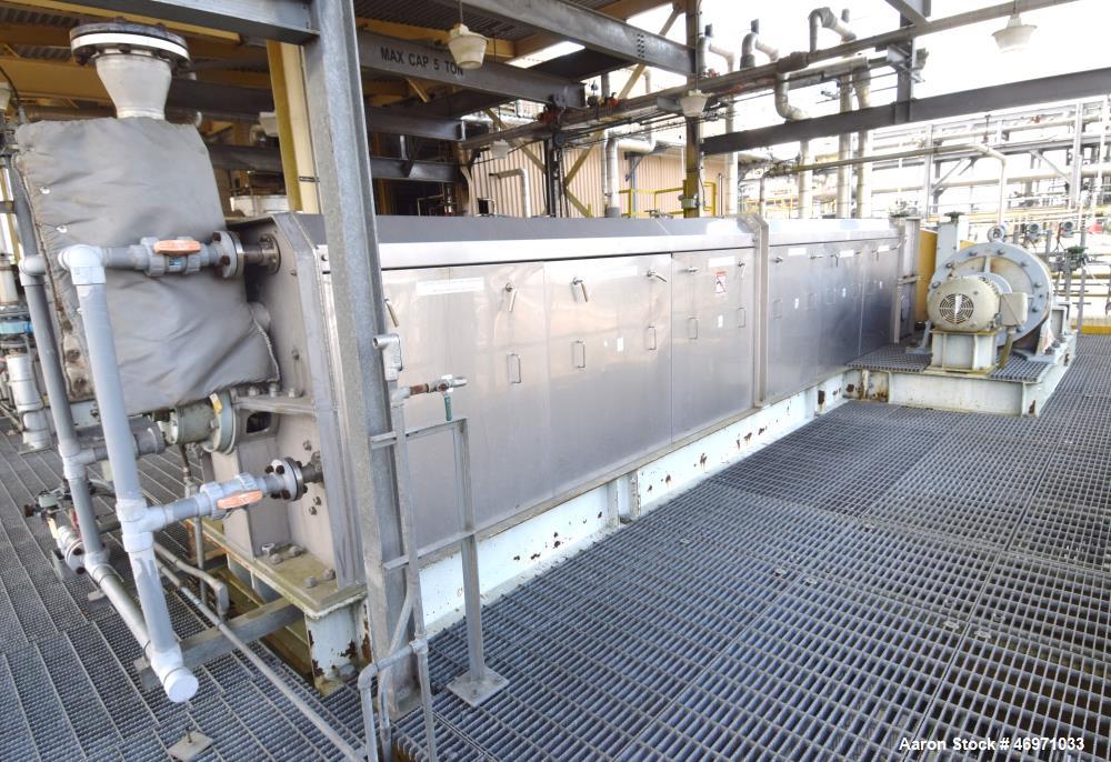 Used FKC Screw Press, Model SHX-800X6000L