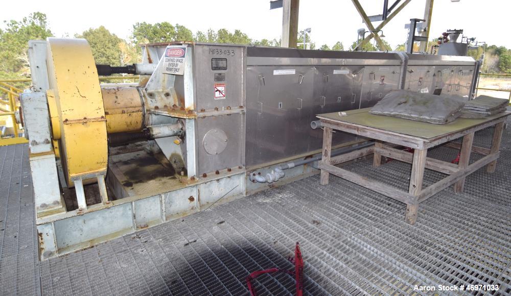 Used FKC Screw Press, Model SHX-800X6000L