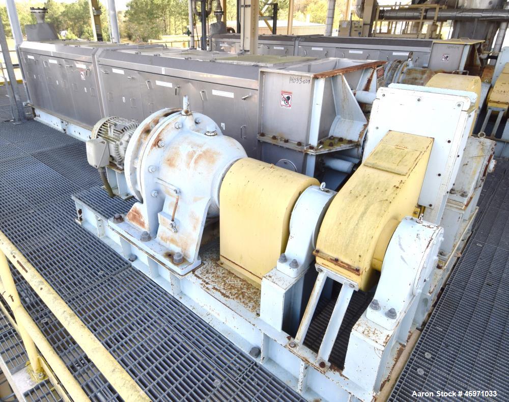 Used FKC Screw Press, Model SHX-800X6000L