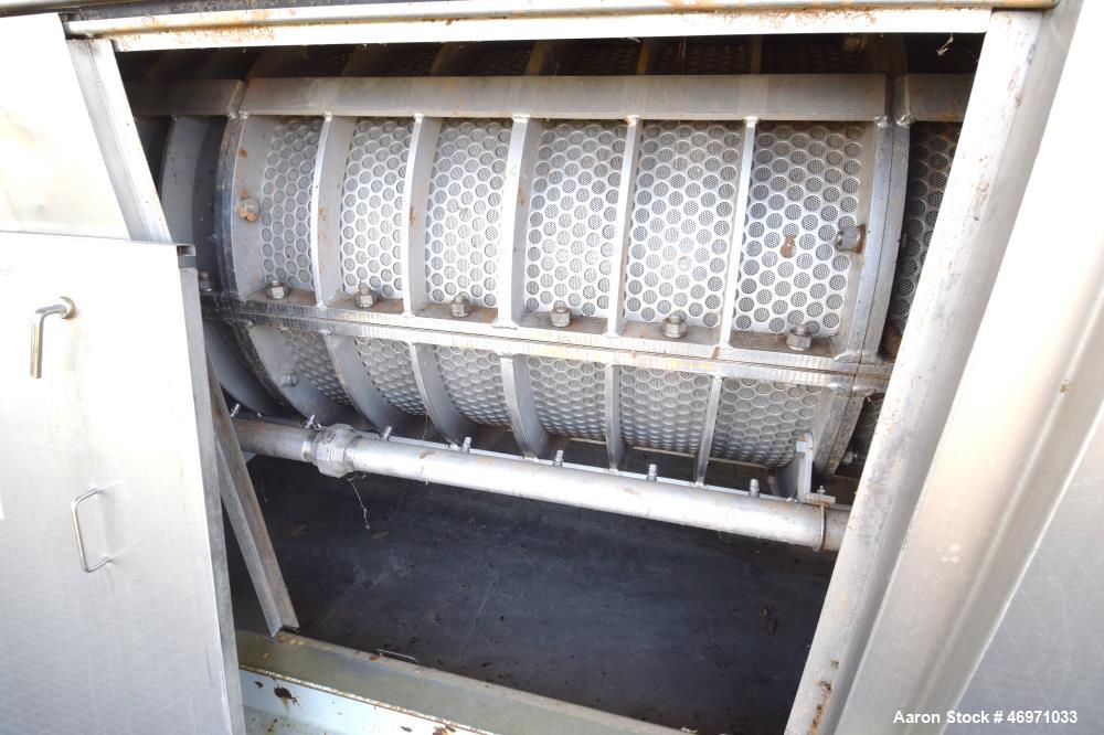 Used FKC Screw Press, Model SHX-800X6000L