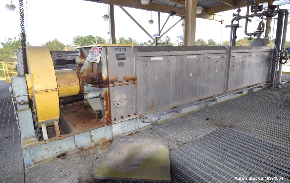 Used FKC Screw Press, Model SHX-800X6000L