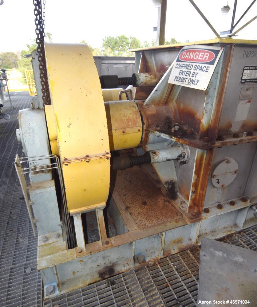 Used FKC Screw Press, Model SHX-800X6000L