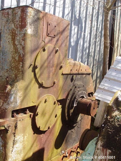 Used French Oil Mill Machinery 14" Dewatering Press, model N-110-12-MPC. Includes N series gearbox; short frame; (2) H-2-14" gearboxes with frame; new, unmilled piece of shaft material 17-4 PH anneal...