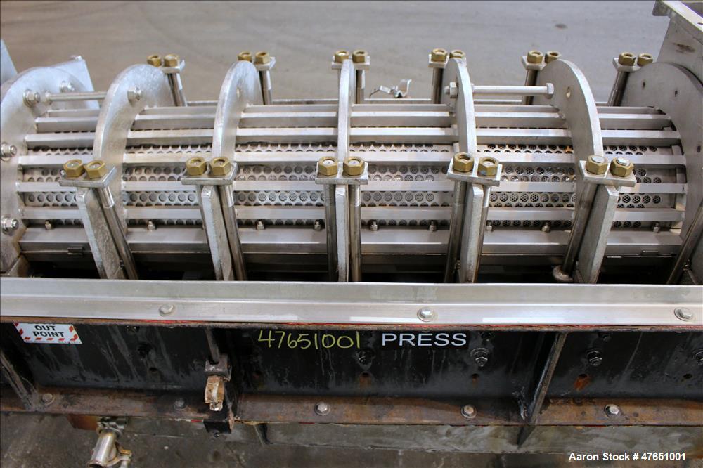 Used- Heyl & Patterson Renneburg Horizontal Screw Press