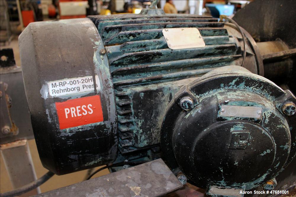 Used Heyl & Patterson Renneburg Horizontal Screw Press