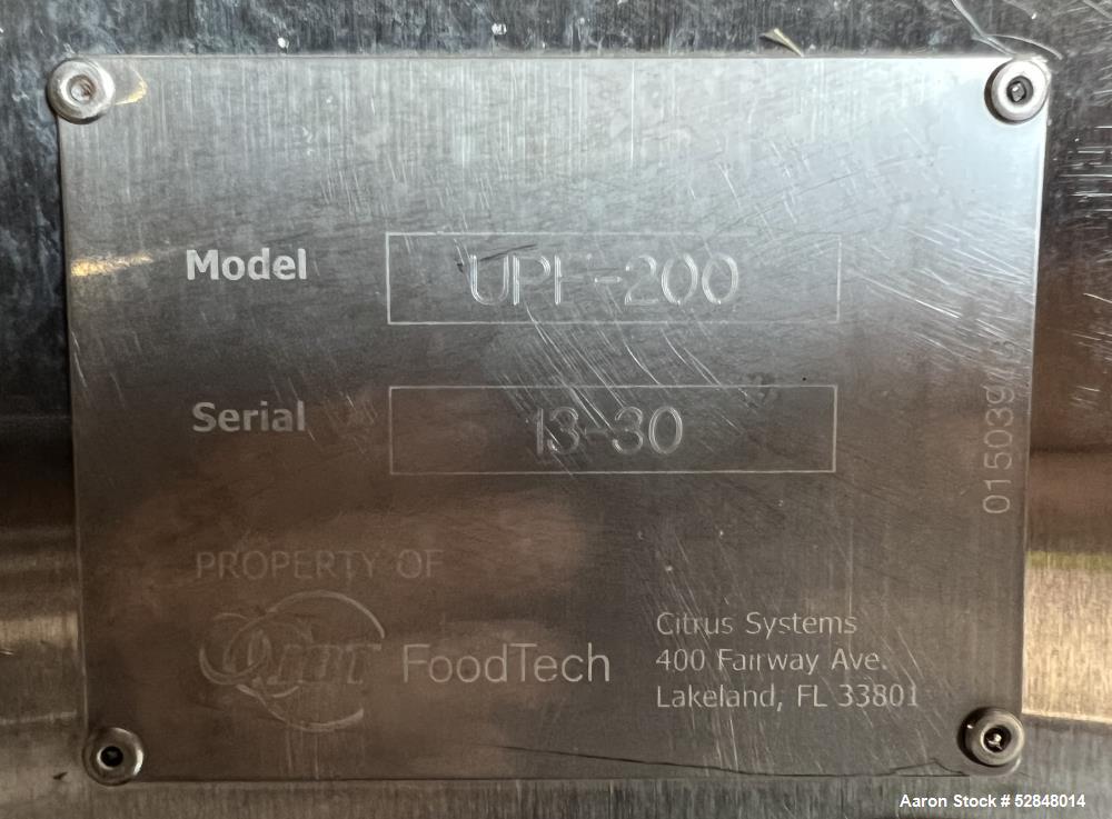 JBT Foodtech  Model UPF200 Finisher