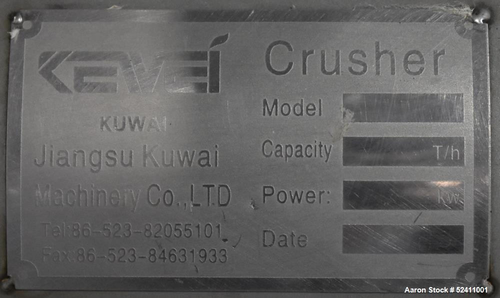 Used Jiangsu Kuwai Rough Crushing Juice Machine, Model PS-LZ-1.5.