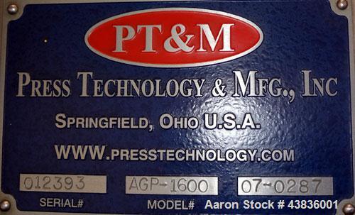 Used Stainless Steel Press Technology & Manufacturing Style AGP Agri-Press