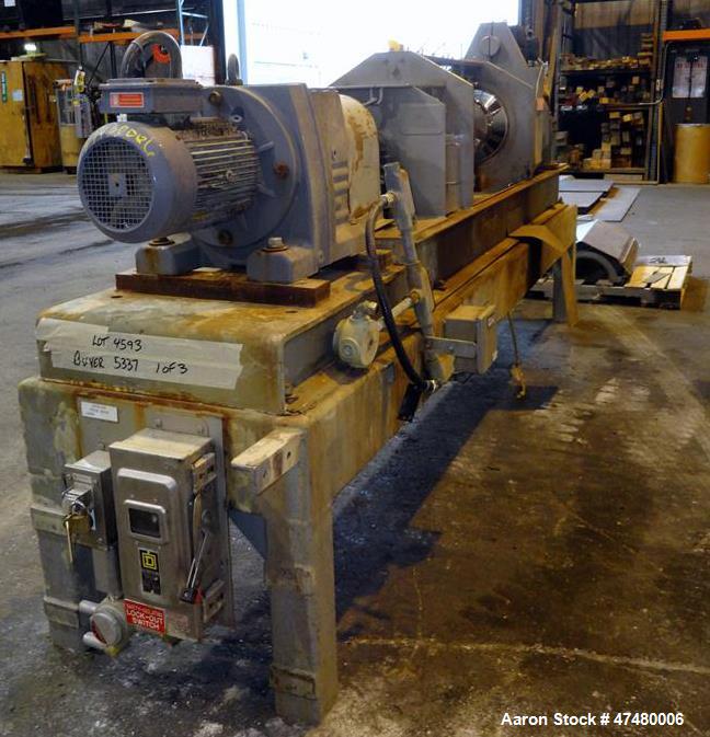 Used Rietz Screw Press Model RSP-10-K2, 304 Stainless steel