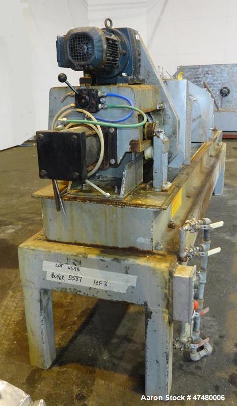 Used Rietz Screw Press Model RSP-10-K2, 304 Stainless steel