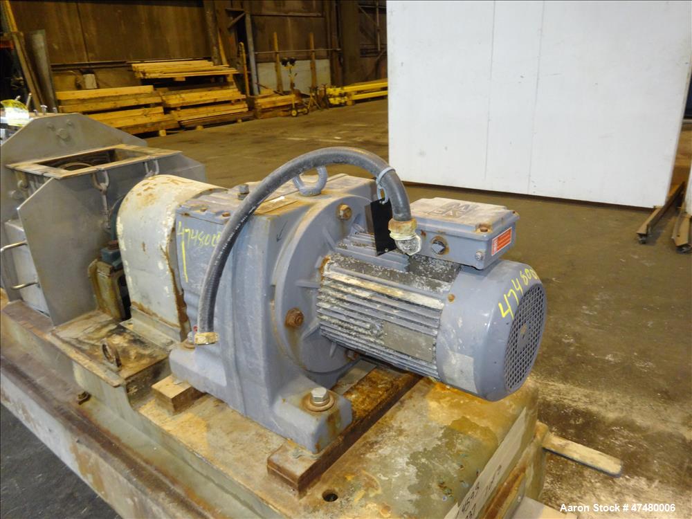 Used Rietz Screw Press Model RSP-10-K2, 304 Stainless steel