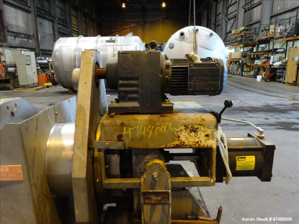 Used Rietz Screw Press Model RSP-10-K2, 304 Stainless steel