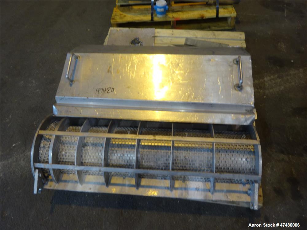 Used Rietz Screw Press Model RSP-10-K2, 304 Stainless steel