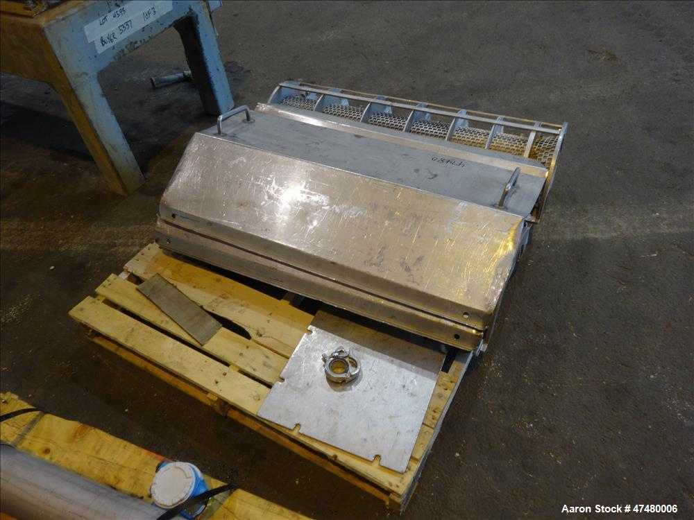 Used Rietz Screw Press Model RSP-10-K2, 304 Stainless steel