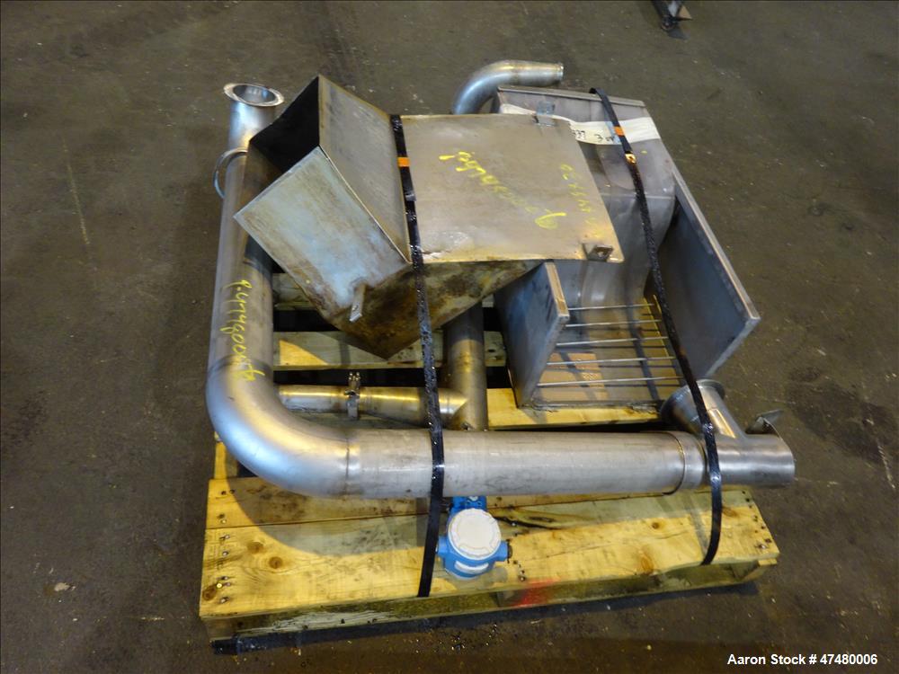 Used Rietz Screw Press Model RSP-10-K2, 304 Stainless steel