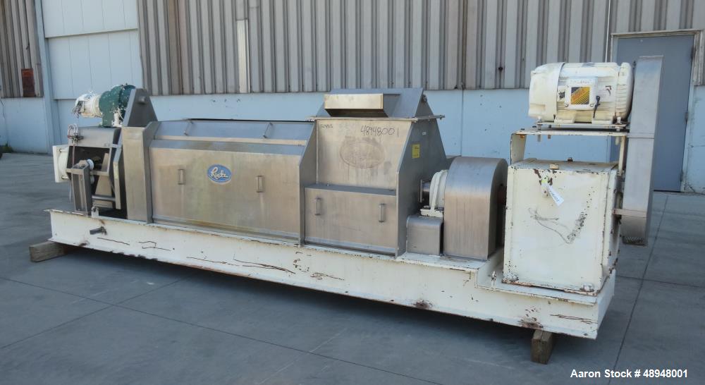 Used Rietz / Bepex S-Press Continuous Horizontal Screw Press, Model RSP-16-K2,
